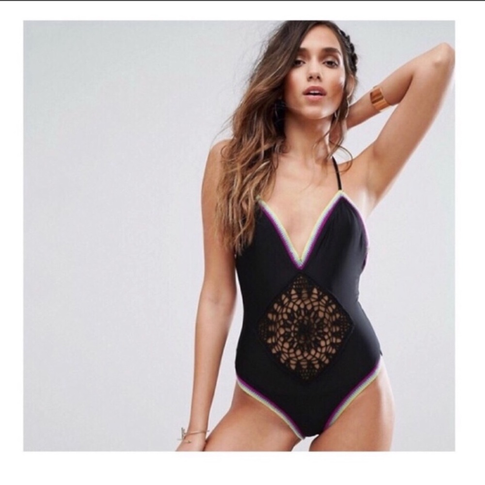 River island crochet swimsuit